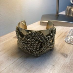 Custom made gold rope bracelet